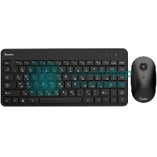 Комплект клавиатура+мышь Smartbuy 220349AG беспроводной, USB, 1600 DPI, чёрный