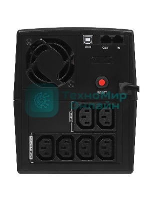 Источник бесперебойного питания CyberPower UT1500EIG/1500 ВА/900 Вт/USB/RJ-11/RJ-45/6xIEC 320 C13 (компьютерная)