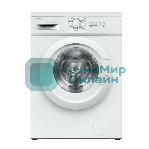 Стиральная машина Centek CT-1903 белый, загрузка фронтальная 7 кг, 1000 об/мин, Класс A++