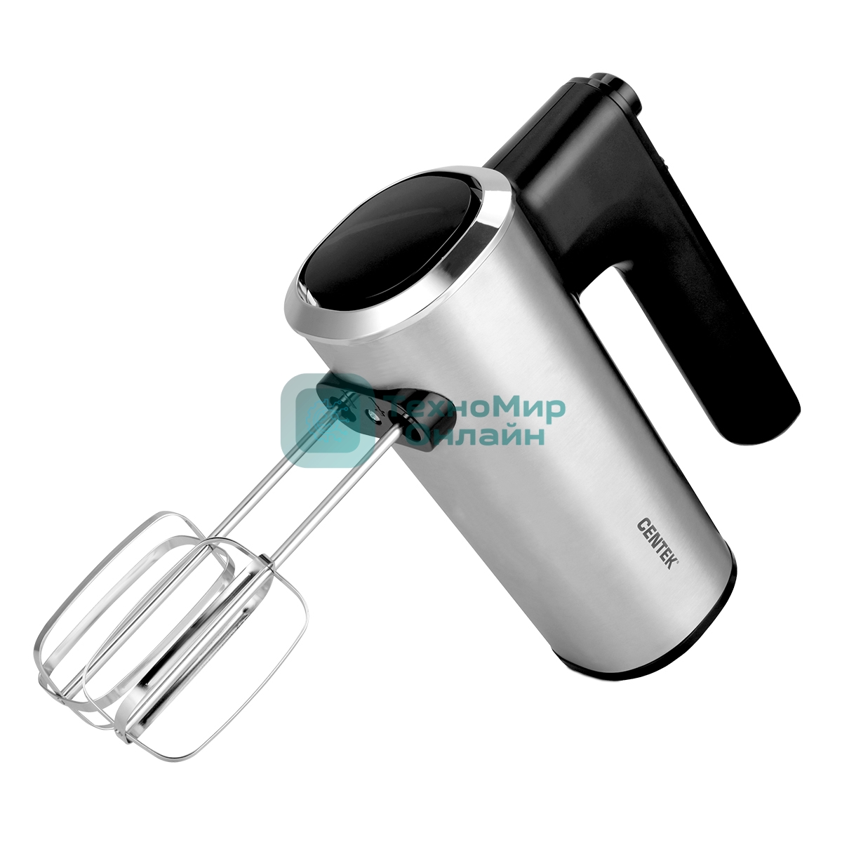 Миксер Centek CT-1101 черный/серебристый