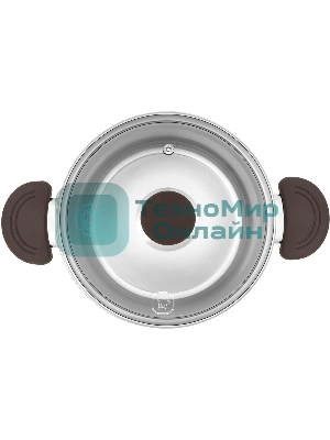 Кастрюля Rondell Coffee Bean RDS-1645, 5.7 л, 24 см, без крышки, стальной