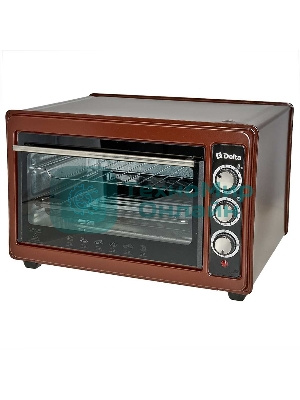 Мини-печь Delta D-0123 коречневый
