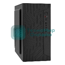 Компьютерный корпус Minitower ExeGate BAA-303M-UNS500 (mATX, БП UNS500 с вент. 12см, 2*USB, HD Audio, черный)