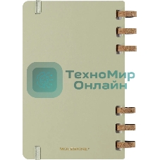 Еженедельник Moleskine ACADEMIC SPIRAL DHSPK5212AMWH3 Large 150х210 мм 200 стр. кремовые страницы спираль киви