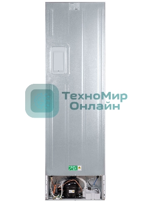 Холодильник Maunfeld MFF200NFW белый глянц. двухкамерный 271/106л морозилка снизу, No Frost