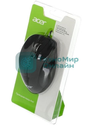 Мышь проводная Acer OMW120 черный, 2000 dpi, USB, кнопки - 6