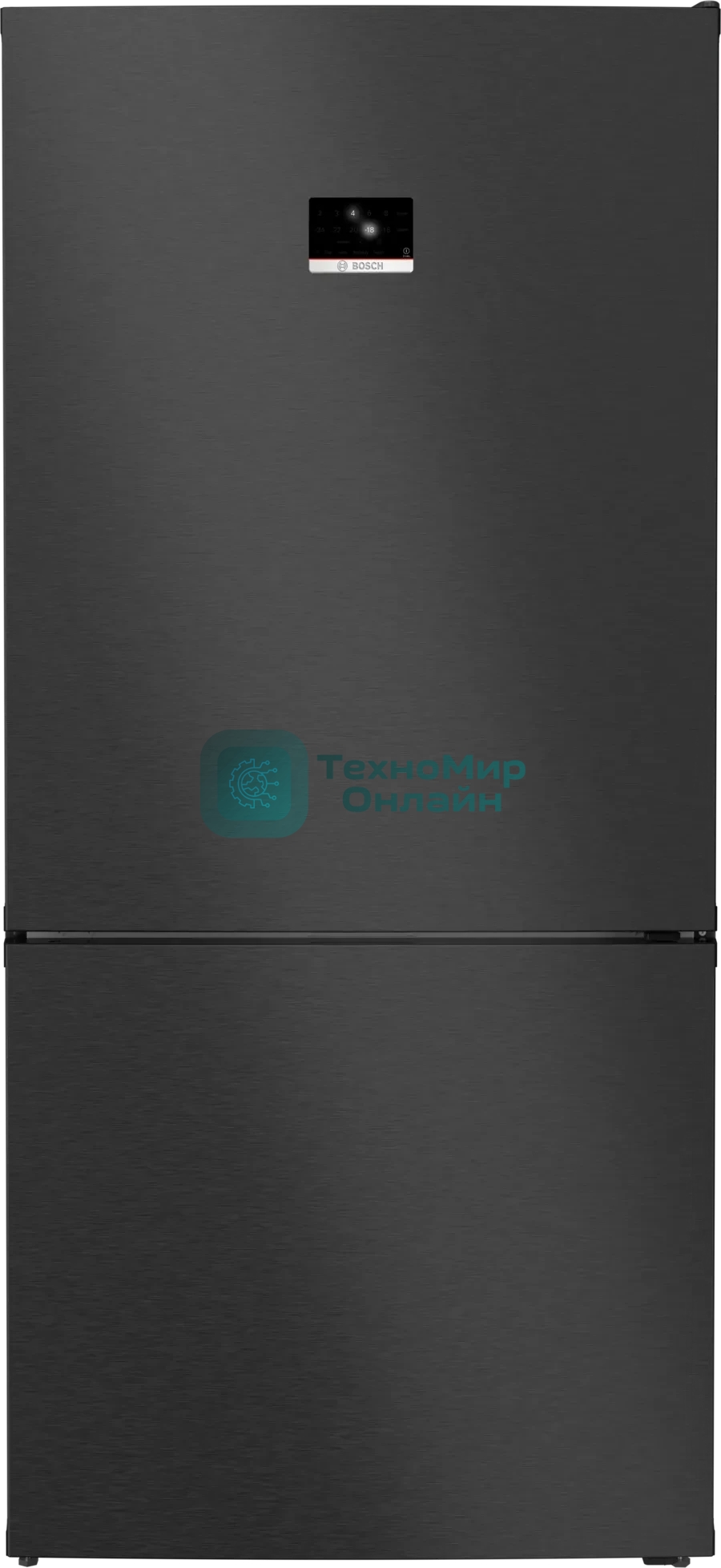 Холодильник Bosch KGP86AXB0N черный двухкамерный 419/202л морозилка снизу, No Frost