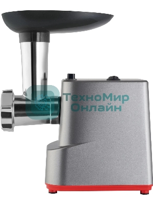 Мясорубка электрическая Hyundai HY-MG3144 графит, 1800 Вт, 2.2 кг/мин, реверс, защита от перегрузки, насадки - 7