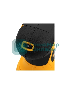 Эксцентриковая шлифовальная машина Denzel OS-125, 450 Вт, 6000-12000 об/мин