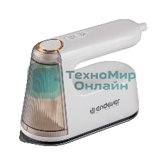 Отпариватель для одежды компактный Endever Odyssey Q-459, белый, мощность 1300 Вт, производительность пара 25 г/мин, емкость бака 0,1л