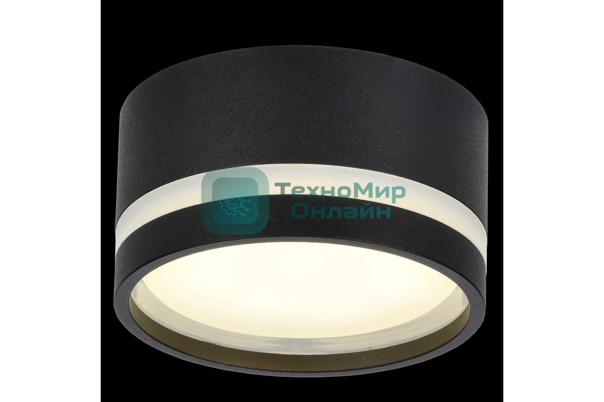 Светильник потолочный 4032 накладной под лампу GX53 черный LIGHTING