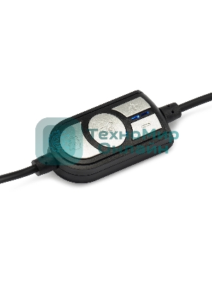 Гарнитура Oklick HS-M400 чёрный, проводная, 3.5 мм