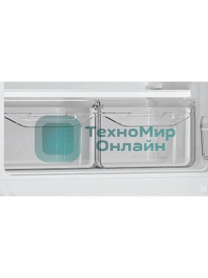 Холодильник Indesit DS 3160 G серый, двухкамерный, 182/87 л., морозилка снизу