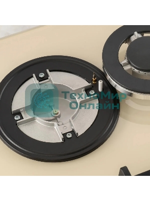 Газовая варочная панель Hyundai HHG 6436 BE бежевый