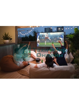 Домашний проектор XGIMI Horizon/технология:DLP/Разрешение:FullHD/2200Лм/MediaTek MT9612/2GB/32GB/Wi-Fi, Bluetooth/AndroidTV/HDR10/0.76-7.66м/HarmanKardon/Вес:2.9кг/Черный XK03K