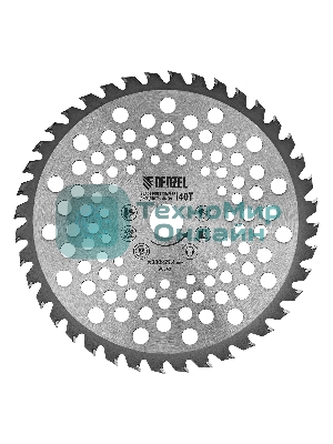 Диск для триммера Denzel 230 х 25,4 толщина 1,3 мм, 40 зубьев