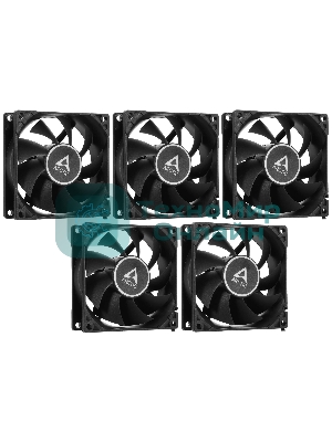 Вентилятор корпусной ARCTIC SF8 PWM PST (Black) Value pack (5pc) (ACFAN00261A)