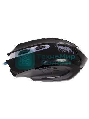 Комплект клавиатура+мышь Qumo Spirit of Wisdom проводной, USB, 2400 DPI, чёрный