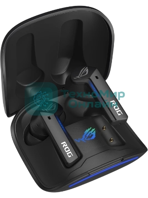 Гарнитура ASUS ROG Cetra True Wireless SpeedNova чёрный, беспроводная, радиоканал, до 26 ч, совместимость с PS5