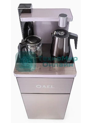 Кулер для воды AEL Teabar LK-AEL-52a, нижняя загрузка, нагрев 100 °С, без охлаждения, розовый/черный