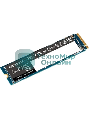 Накопитель SSD GIGABYTE 1Tb AORUS Gen3 2500E, M.2 2280, PCIe 3.0 x4, NVMe, R/W 2400/1800