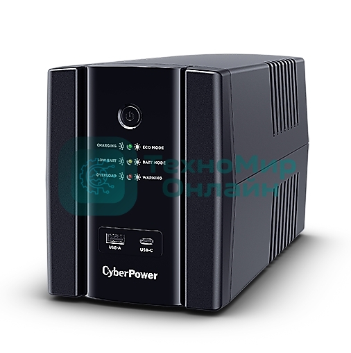 Источник бесперебойного питания CyberPower UT1500EG Line-Interactive 1500VA/900W USB/RJ11/45/USB charger A/C