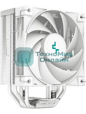 Кулер для процессора DEEPCOOL AK400 WH белый, 120 мм, алюминий/медь, 1850 об/мин, 29 дБ, 4 pin, 220 Вт, 155 мм