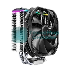 Кулер для процессора DEEPCOOL AS500 черный, 140 мм, алюминий/медь, 1200 об/мин, 26 дБ, 4 pin, 220 Вт, 164 мм