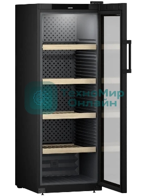 Винный шкаф Liebherr WPbl 5001 черный, 266 л, 1 отсек, 196 бут., класс F