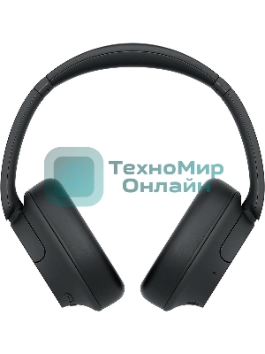 Беспроводные/проводные наушники SONY WH-CH720N черный, полноразмерные, Bluetooth + проводной, активное шумоподавление, до 50 ч