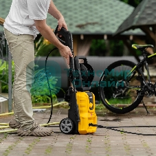 Мойка высокого давления Denzel R-170D, 1800 Вт, 170 бар, 380 л/ч, с барабаном