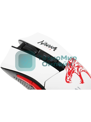 Мышь беспроводная A4Tech Bloody R90 Plus Naraka белый, 5000 dpi, радиоканал, USB, кнопки - 8