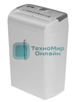 Шредер Cactus CS-SH-C5 белый (секр.P-4) фрагменты 10лист. 21лтр. скрепки скобы пл.карты