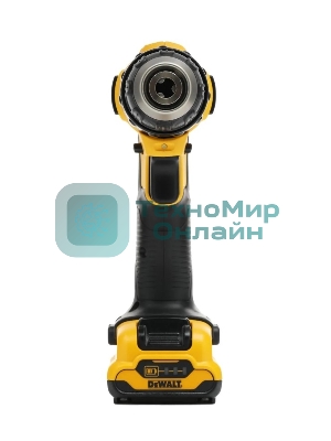Дрель-шуруповерт DeWalt DCD710D2-QW, 10,8 В, 2 Ач, 24 Нм, щеточный