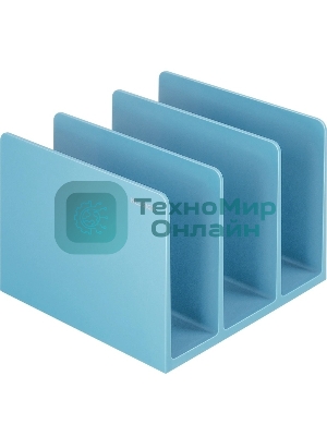 Подставка-ограничитель для книг Deli NS006BLUE Nusign 162x162x122мм синий