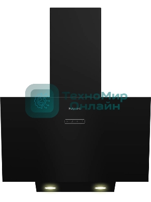 Вытяжка каминная Hotpoint HPHV 63LT BL, кнопочное управление, Черный