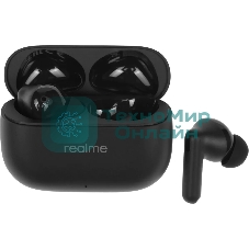 Наушники TWS Realme Buds T310 черный, внутриканальные, Bluetooth, активное шумоподавление, до 40 ч