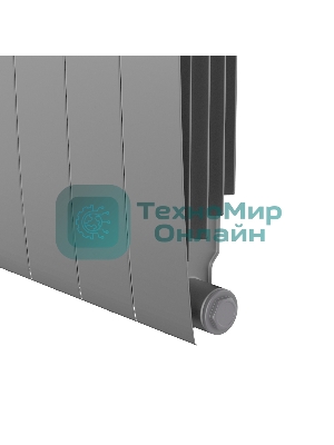 Радиатор Royal Thermo BiLiner 350 Silver Satin VR80 - 10 секц.