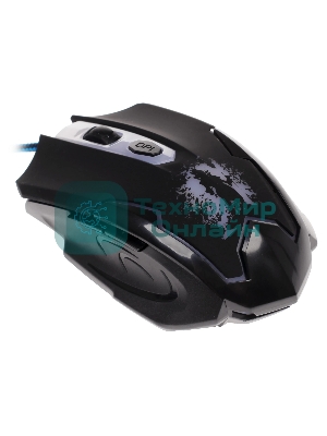 Комплект клавиатура+мышь Qumo Spirit of Wisdom проводной, USB, 2400 DPI, чёрный