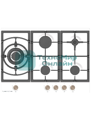 Газовая варочная панель Zigmund & Shtain G 14.7 W