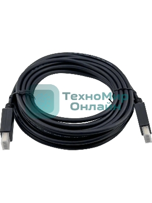 Кабель ver1.2 DisplayPort (m) DisplayPort (m) 10м черный
