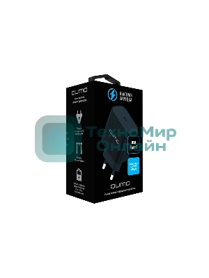 Сетевое зарядное устройство Qumo Energy light (Charger 0050) PD 20W, 1USB Type-C, черный