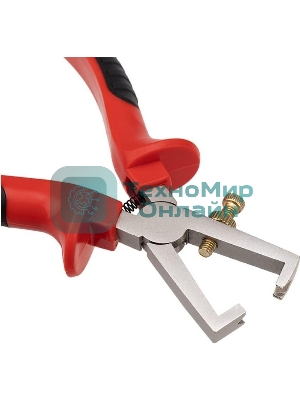 Плоскогубцы для зачистки проводов Rexant 12-4646 160 мм, никелированные, двухкомпонентные рукоятки