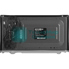 Микроволновая печь Hyundai HYM-D3043 серебристый, 20 л, 700 Вт, переключатели - кнопки, поворотный механизм