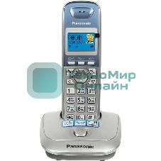 Телефон беспроводной (DECT) Panasonic KX-TG2511RUS (серебристый) АОН, Caller ID,спикерфон на трубке,переход в Эко режим одним нажатием