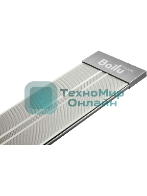 Обогреватель инфракрасный Ballu BIH-AP4-0.6-M серебристый, панельный, 600 Вт, 12 м2