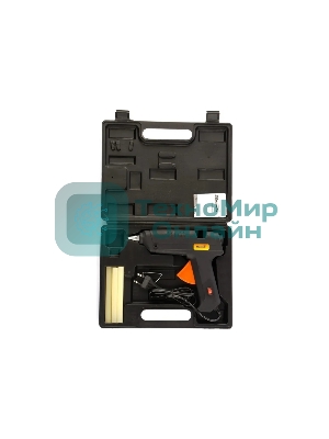 Клеевой пистолет Sparta с выкл. 11 мм, в кейсе, 80 Вт, 10 г/мин