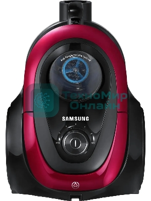 Пылесос Samsung SC18M21C0VR красный, 380/1800 Вт, уборка сухая, пылесборник контейнер 1.5 л