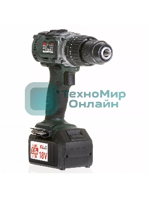 Дрель-шуруповерт Klpro KLDM18B-50, 18 В, 5 Ач, 60 Нм,  бесщеточный, ударный