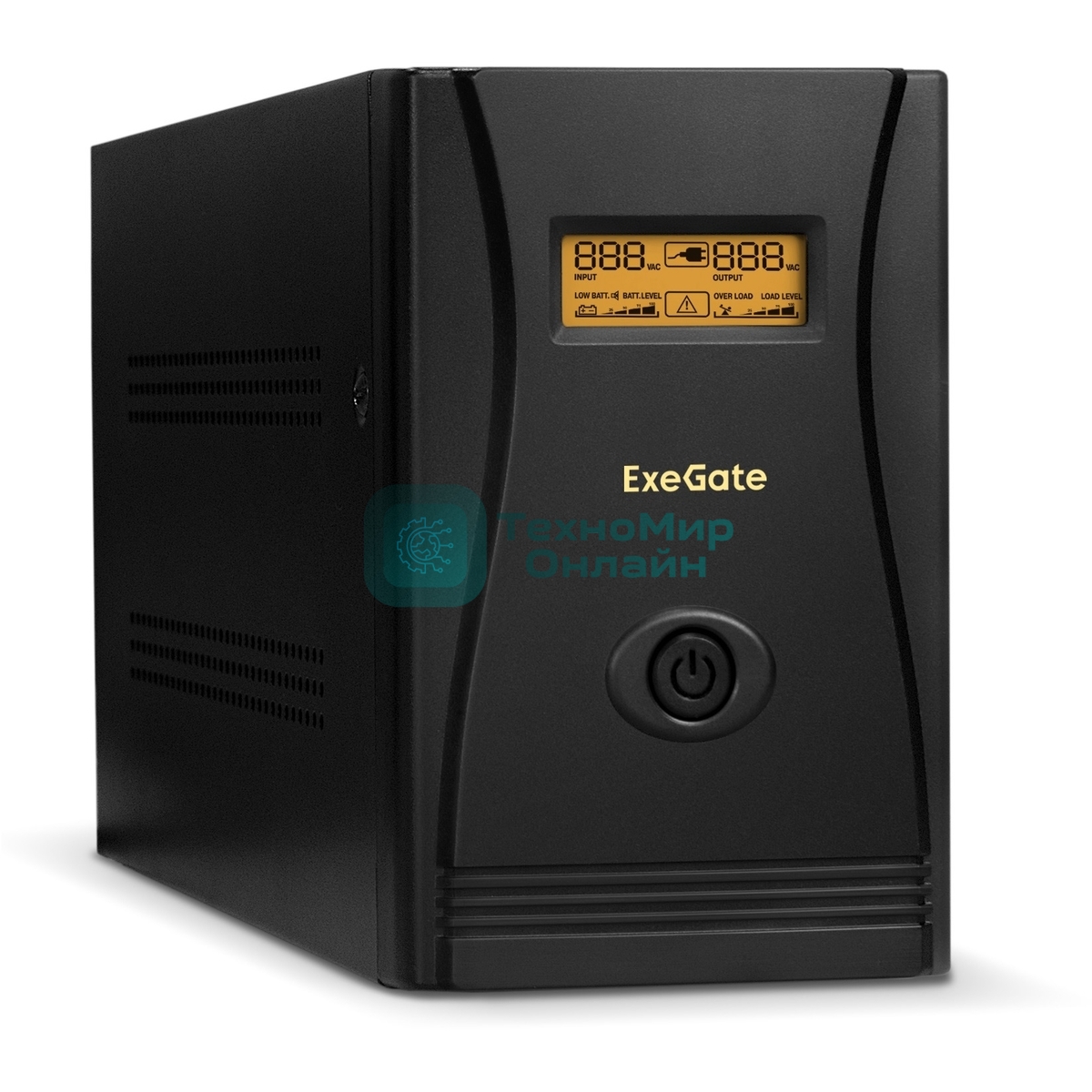 Источник бесперебойного питания ExeGate SpecialPro Smart LLB-2200.LCD.AVR.EURO.RJ 2200VA/1300W, LCD, AVR, 4 евророзетки, RJ45/11, черный